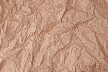 background of crumpled wrapping paper 
