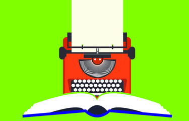 Typewriters, imagination can do anything, the power of the written word in colors