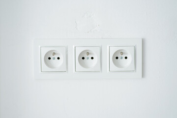 electrical sockets in the apartment
