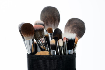 makeup brushes - obrazy, fototapety, plakaty