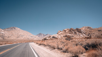 Death valley desert during the day. Arizona, USA. 
