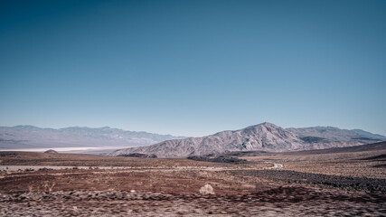 Fototapeta na wymiar Death valley desert during the day. Arizona, USA. 