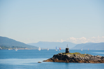 The Beautiful Norway landscape at summer