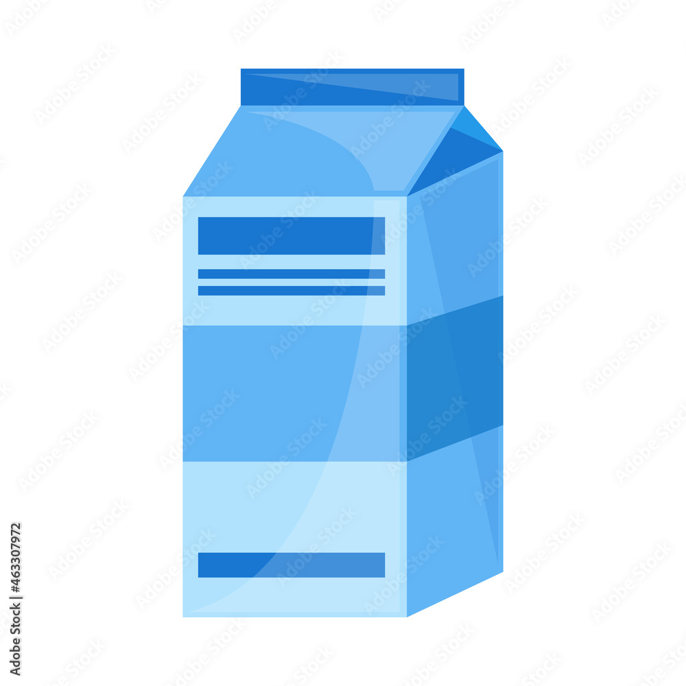 Sticker juice or milk package