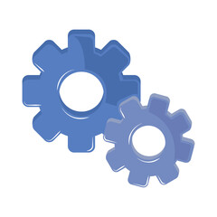 gears setting vector