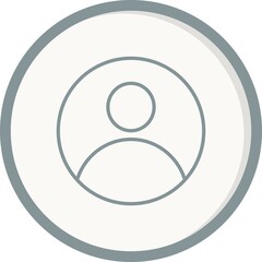 User Filled Linear Vector Icon Design