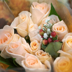 Close-up of colorful bouquet