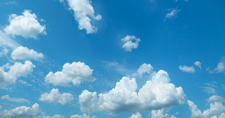 blue sky with clouds