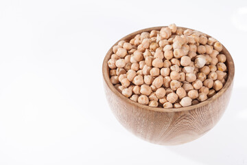 Cicer arietinum - Raw Grains Of Chickpea; Legume With Important Culinary And Nutritional Qualities