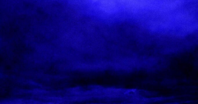 Animation of dark, stormy halloween dark blue sky