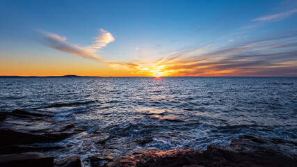 Sunrise at Otter Cliffs - Acadia National Park, Maine