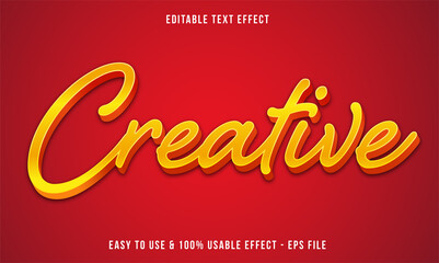 Fototapeta premium creative editable text effect template with abstract style use for business brand and company logo