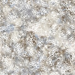 Seamless neutral and white grungy classic abstract surface pattern design for print. High quality illustration. Monochrome earth colored design with white pattern design overlay. Repeat graphic swatch