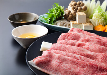 すき焼き肉　　スタジオ撮影