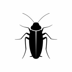 Cockroach icon vector design Isolated on white background.