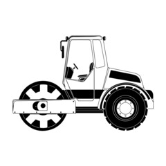 Tractor Farmwork #2 Agriculture Combine Harvester Vehicle Line Art Silhouette Design Element Art SVG EPS Logo PNG Vector Clipart Cutting Cut Cricut