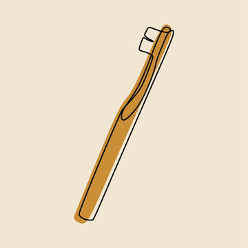 recommend clip art: toothbrush oneline continuous line art