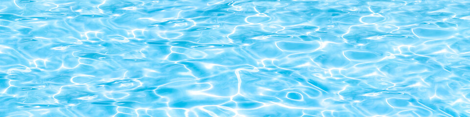 Blue swimming pool rippled water hero header