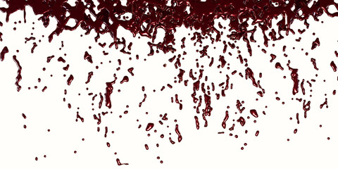 water drops chocolate drops splash of chocolate coffee cocoa 3d illustration