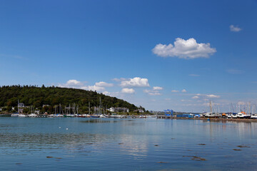 Crosshaven Marina in County Cork, Ireland