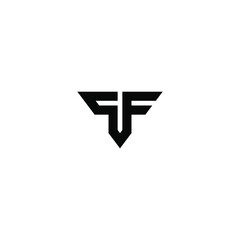 tf latter vector logo abstrack