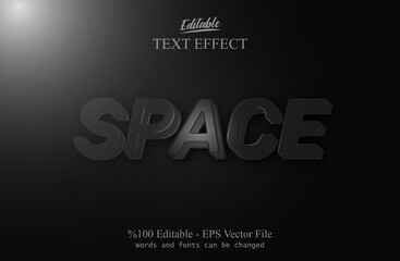 Obraz premium SPACE Editable Text