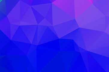 Colorful purple vivid polygonal triangular background pattern