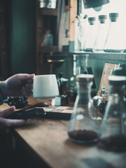 自宅でホッと一息コーヒーを