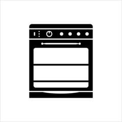 Oven Icon, Baking Heating Oven Icon