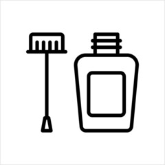 Correction Fluid Icon, White Correction Fluid Icon
