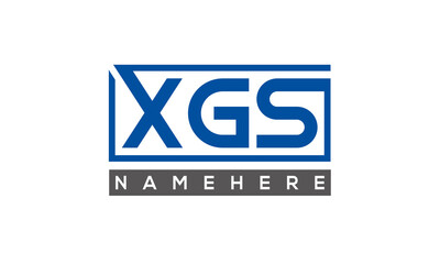 XGS creative three letters logo	