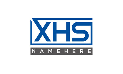 XHS creative three letters logo	