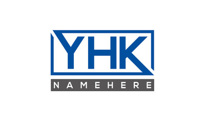 YHK creative three letters logo	