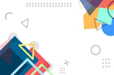 Modern geometric background, can be used for design projects, banners, posters or other works of art
