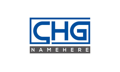 CHG creative three letters logo	