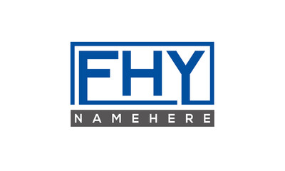 FHY creative three letters logo	