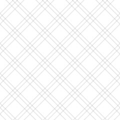 White Diagonal Plaid Tartan textured Seamless Pattern Design