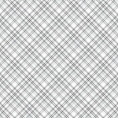 White Diagonal Plaid Tartan textured Seamless Pattern Design