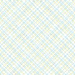 Sky Blue Diagonal Plaid Tartan textured Seamless Pattern Design