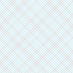 Sky Blue Diagonal Plaid Tartan textured Seamless Pattern Design