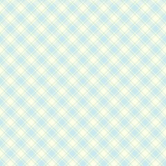 Sky Blue Diagonal Plaid Tartan textured Seamless Pattern Design