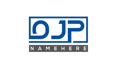 OJP creative three letters logo