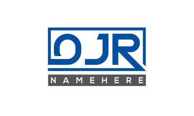 OJR creative three letters logo