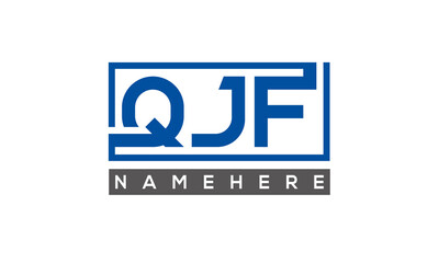 QJF creative three letters logo