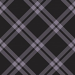 Purple Diagonal Plaid Tartan textured Seamless Pattern Design