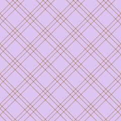 Purple Diagonal Plaid Tartan textured Seamless Pattern Design