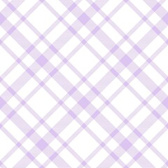 Purple Diagonal Plaid Tartan textured Seamless Pattern Design