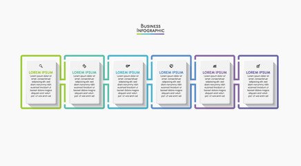 Business data visualization. timeline infographic icons designed for abstract background template
