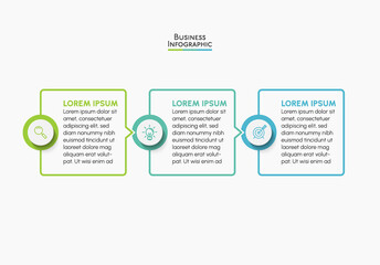 Obraz premium Business data visualization. timeline infographic icons designed for abstract background template