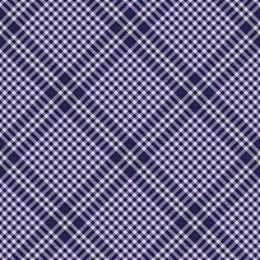Purple Diagonal Plaid Tartan textured Seamless Pattern Design